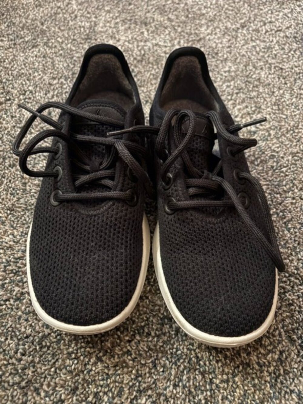 Allbirds Black and White Tennis Shoes